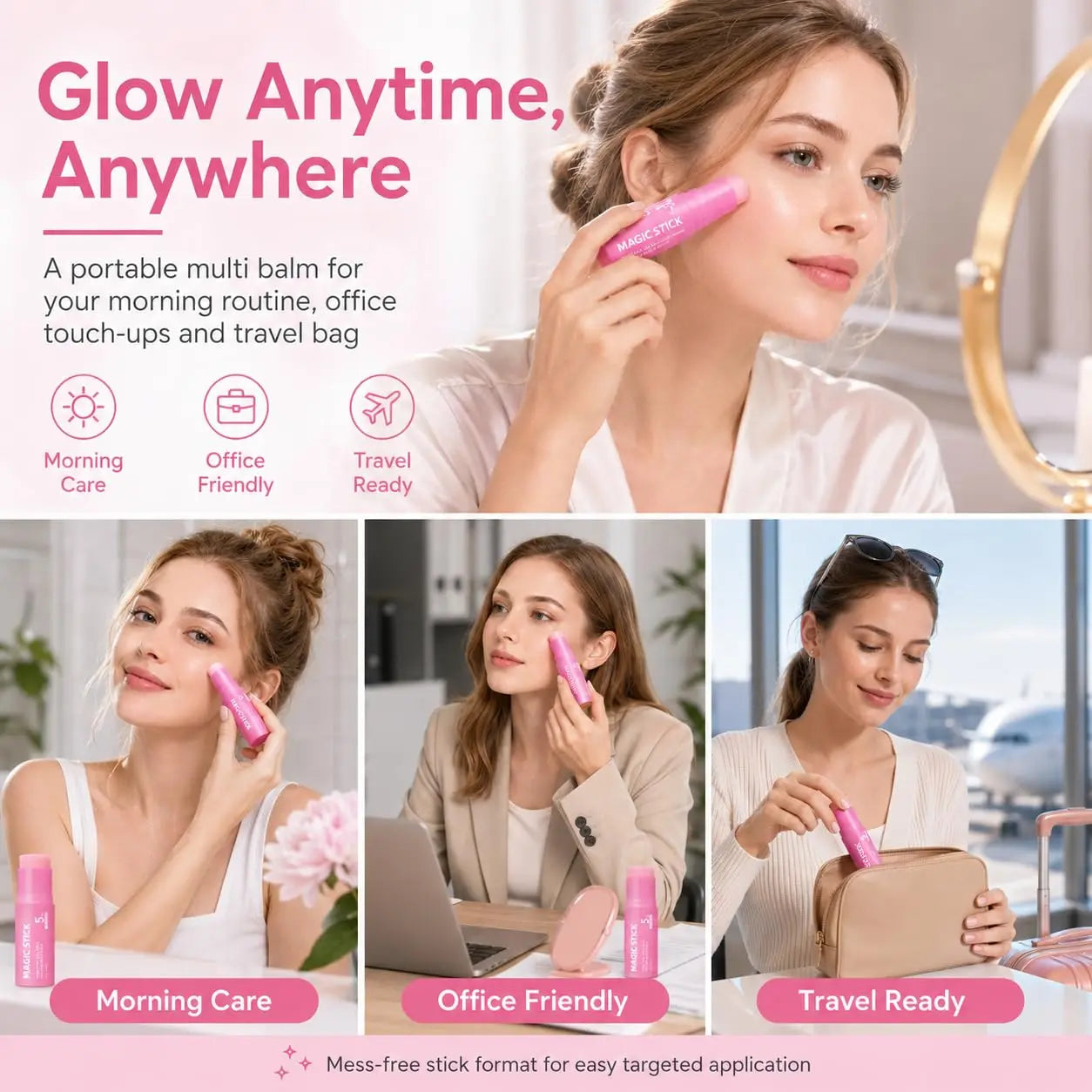 Collagen Multi Balm Stick for Face – Moisturizing Line Care